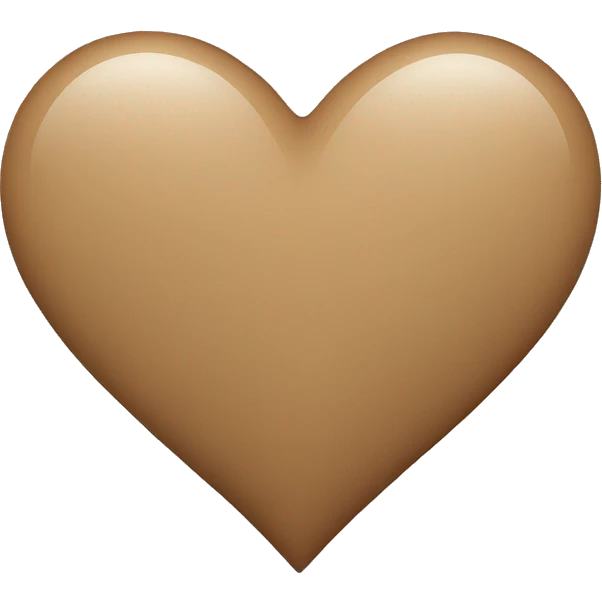 light brown heart  emoji