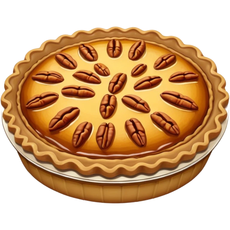 Pecan pie emoji