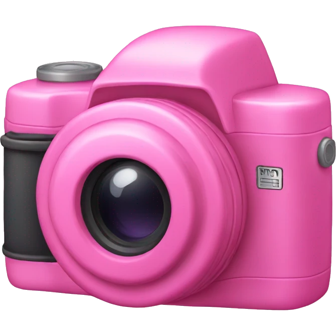Pink camera emoji