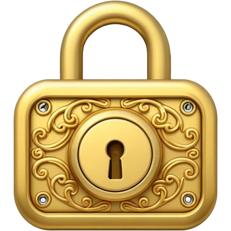 lock made out of money emoji