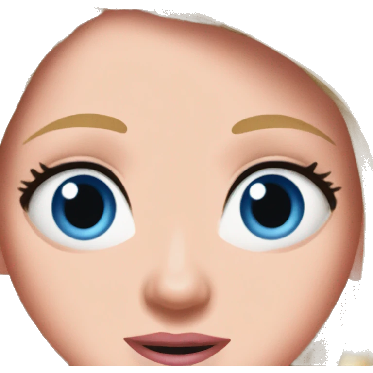 Regina george with blue eyes  emoji