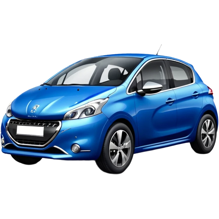 Peugeot 208 blu emoji