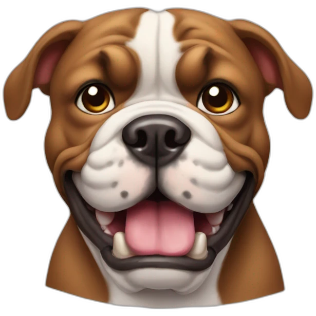 Bull dog emoji
