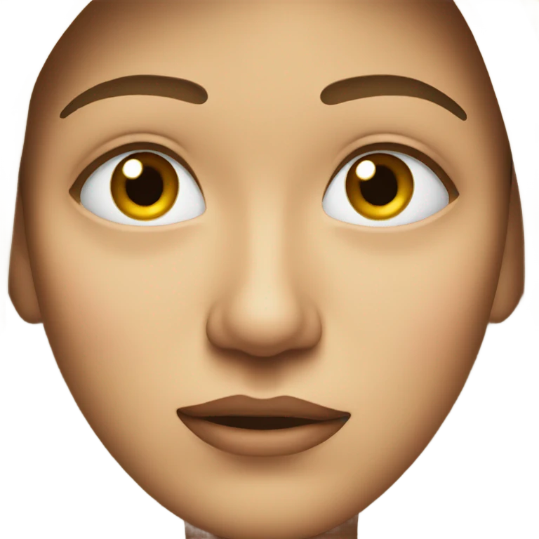 A face doing side eye emoji