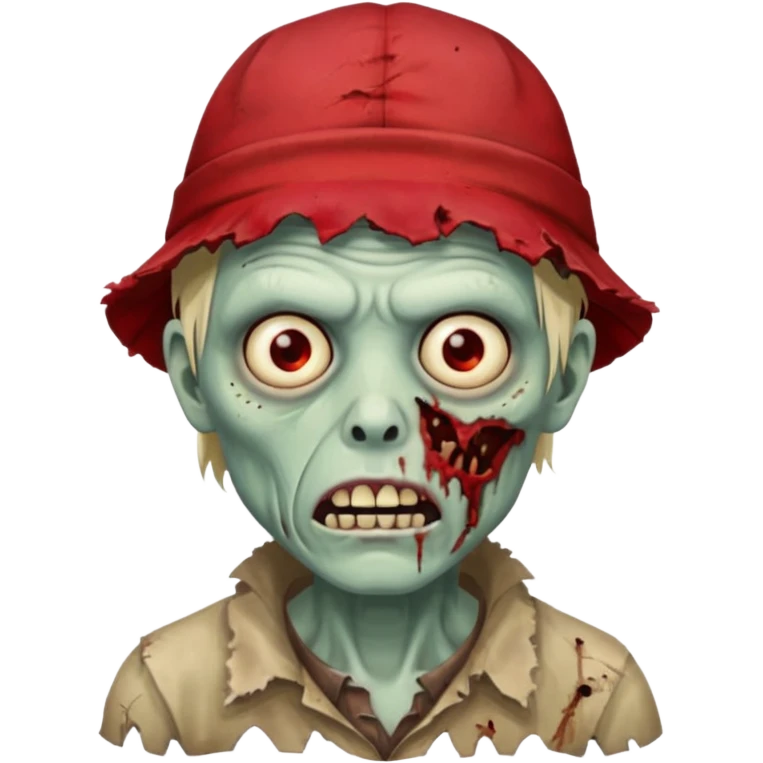 zombie in red hats emoji