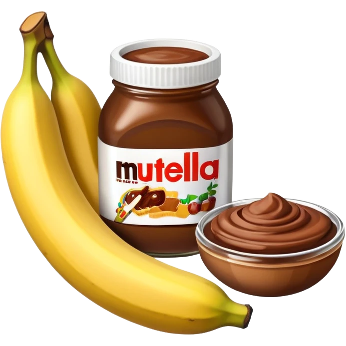 Bananas and Nutella  emoji