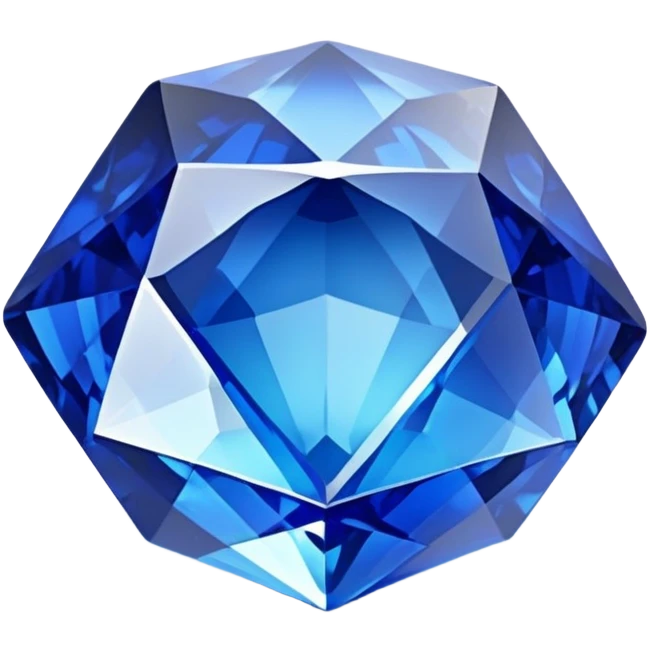 sapphire gemstone with facets emoji