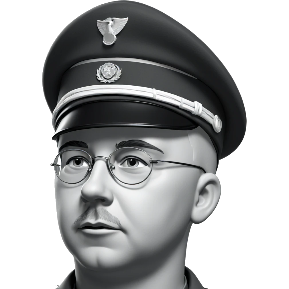 military boy in monochrome emoji