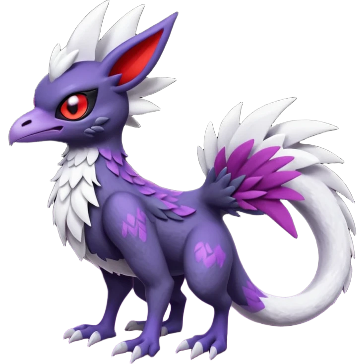 Noibat-Silvally-Fakémon-hybrid-creature (full body)  emoji