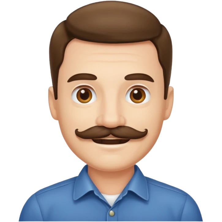human mustache  emoji