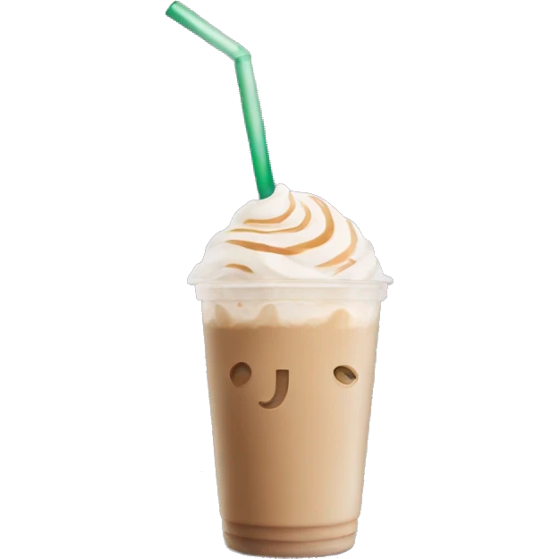 Venti iced chai tea latte  emoji