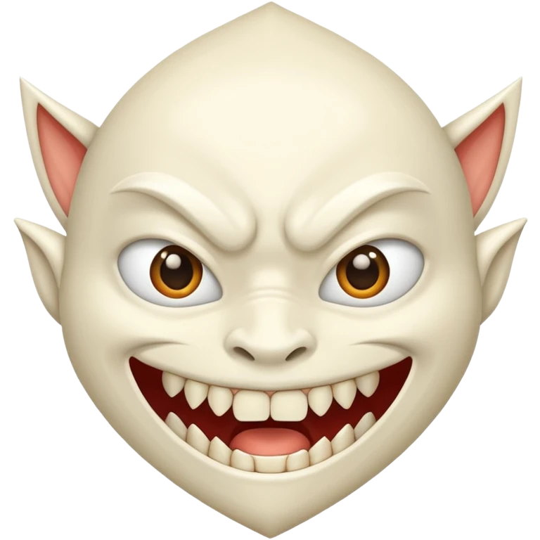 fangs, front face  emoji