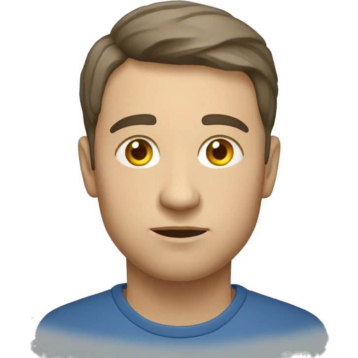 ukrainian person thinking emoji