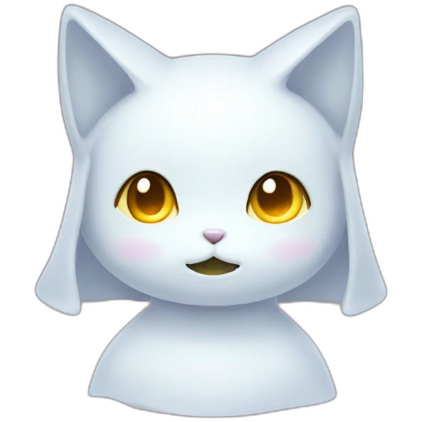 ghost Neko girl emoji