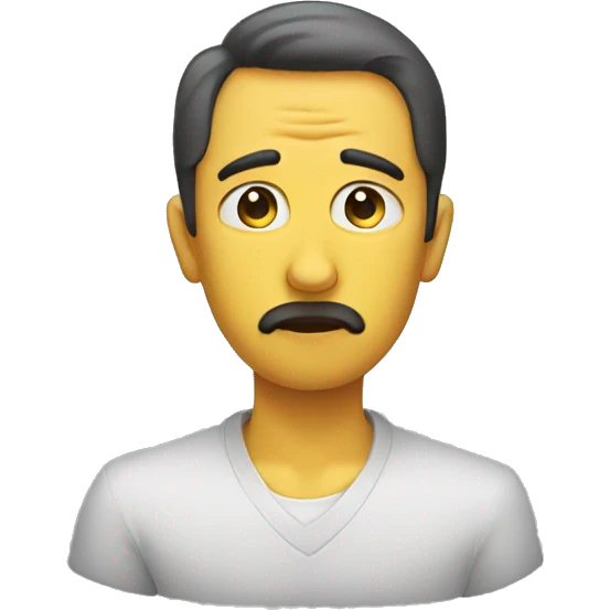 sad be quiet  emoji