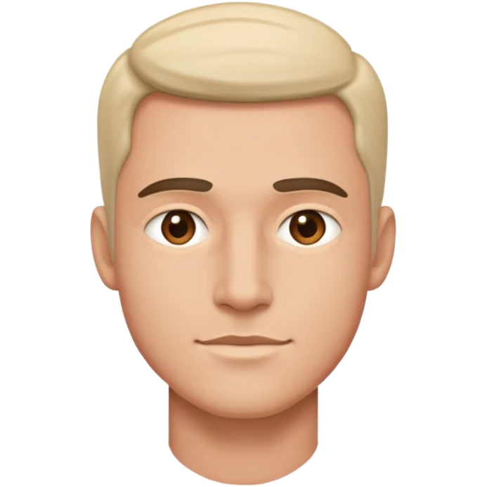 realistic portrait of a man emoji