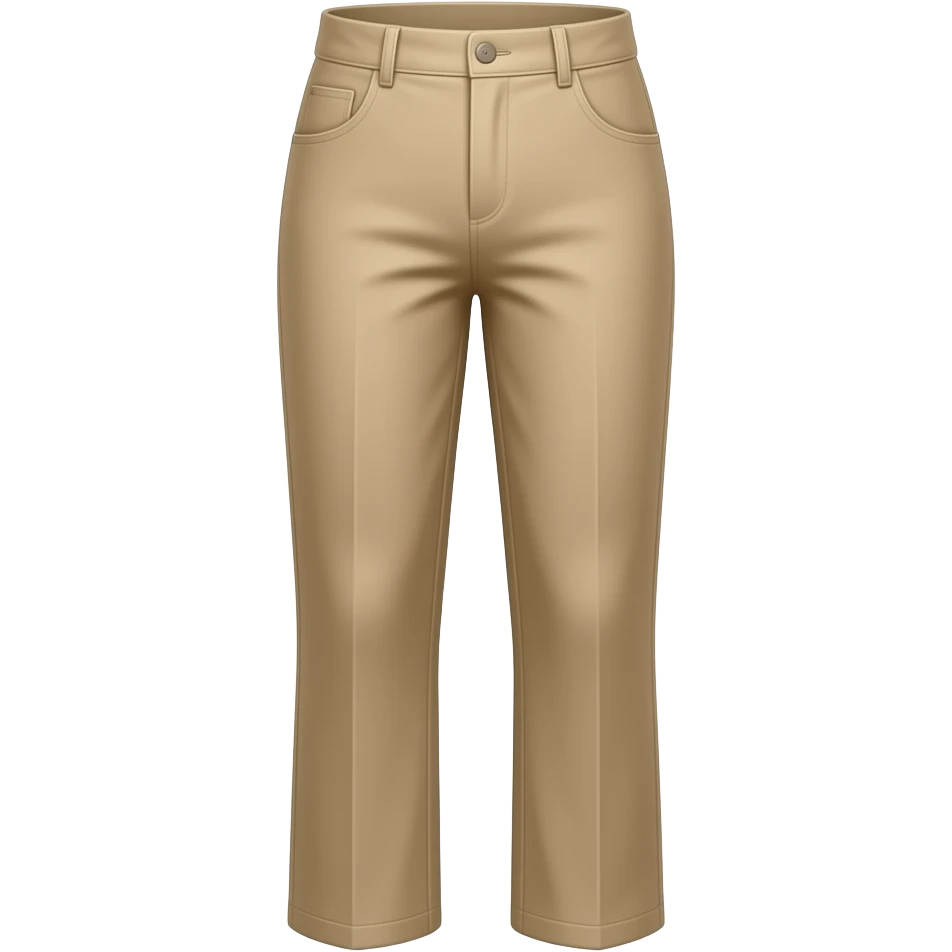 Beige long pants for ladies emoji