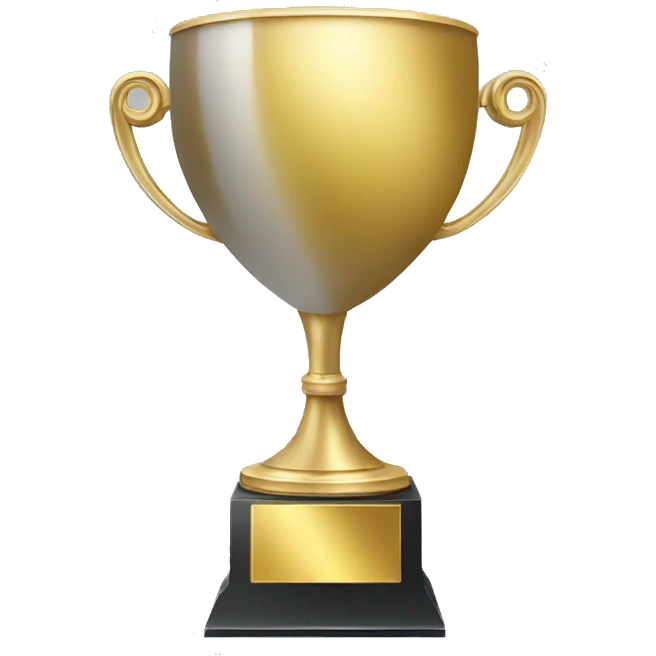 Un trofeo emoji