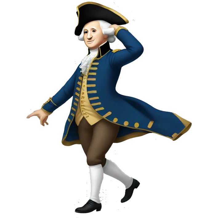 George Washington dancing emoji