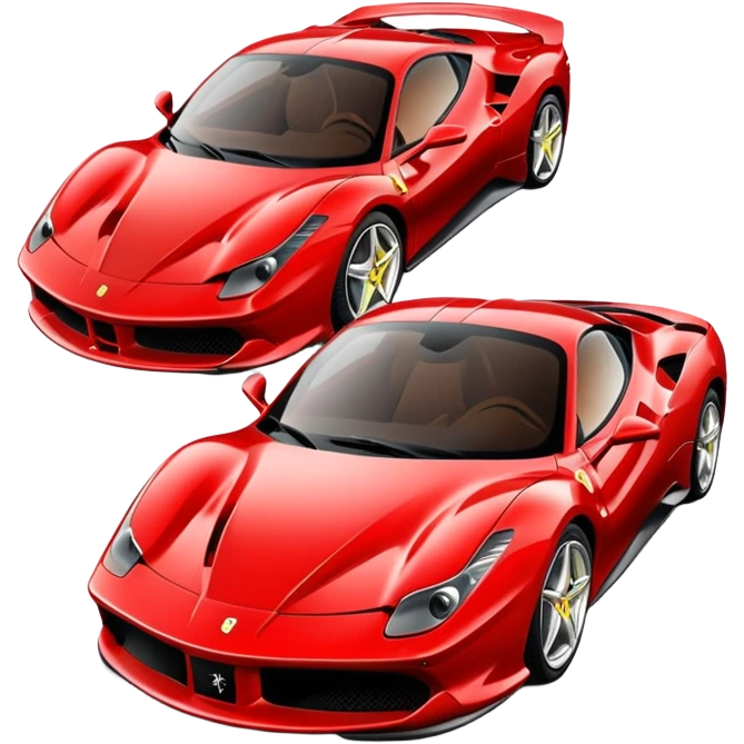 Ferrari rojo emoji