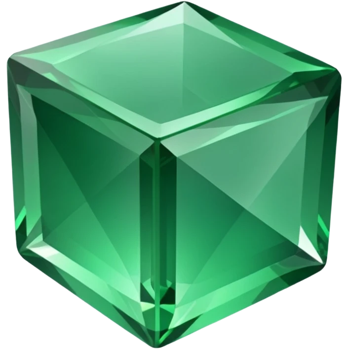 green cube gem emoji