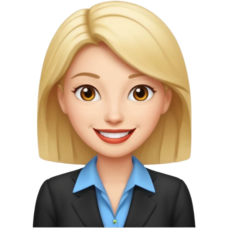 LAdy Boss, different pose emoji