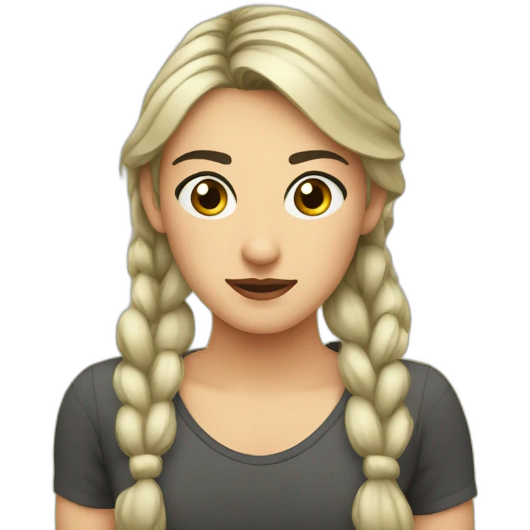 Sourcils froncés emoji