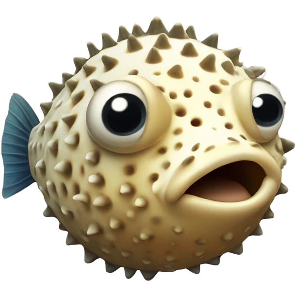 Fat pufferfish  emoji