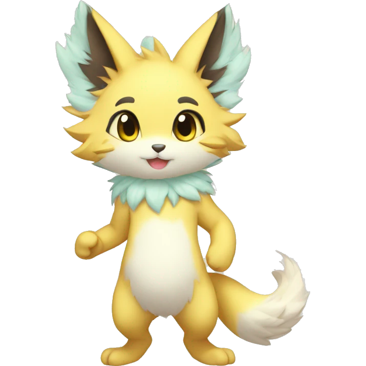 Anthro-Pastel-Fur-Sona-Chibi-Shiny-Fakémon full body emoji