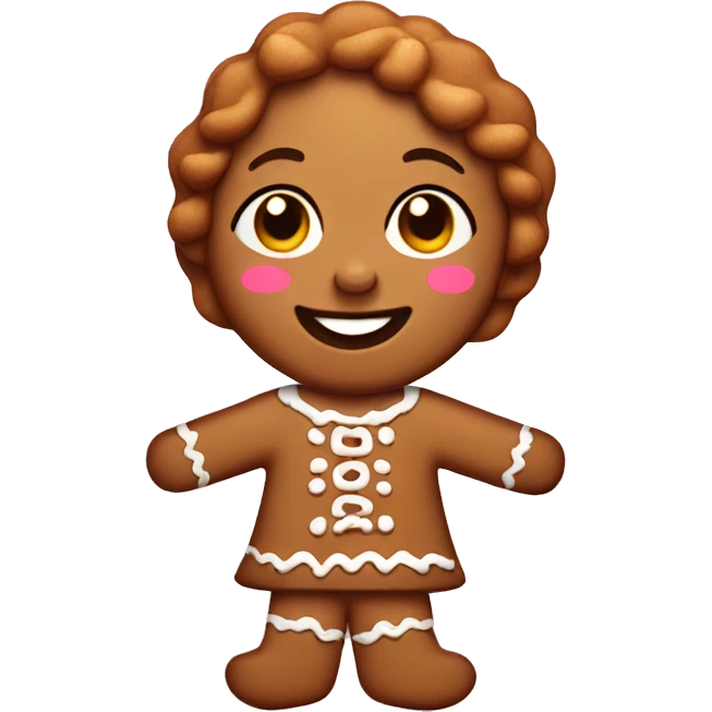 Gingerbread girl  emoji