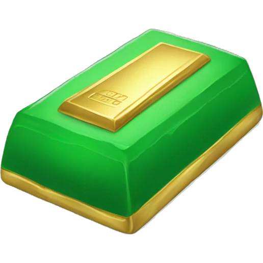 green gold bar emoji