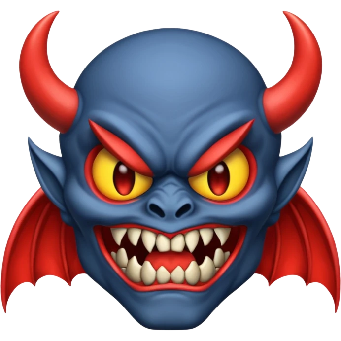 A 9/11 demon emoji
