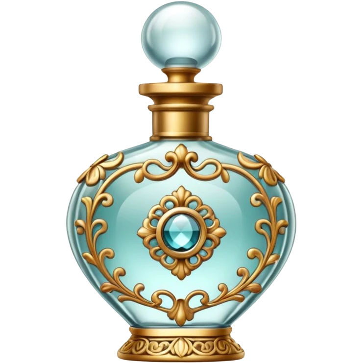 Fancy vintage perfume bottle  emoji
