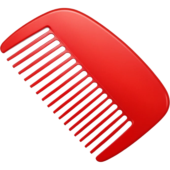 comb red emoji