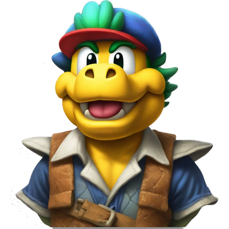 Mario Larry Koopa Koopaling  emoji