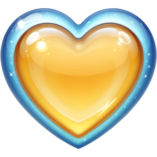 sparkle clear heart emoji emoji