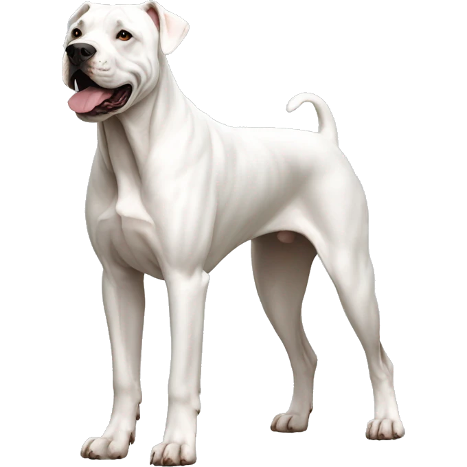 Dogo Argentino Dog Breed Full Body emoji