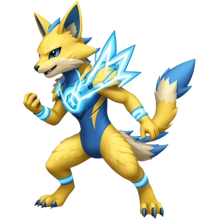 Electrike-Zeraora (full body) emoji