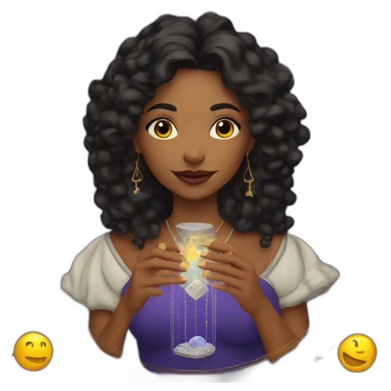Tarot-reader emoji
