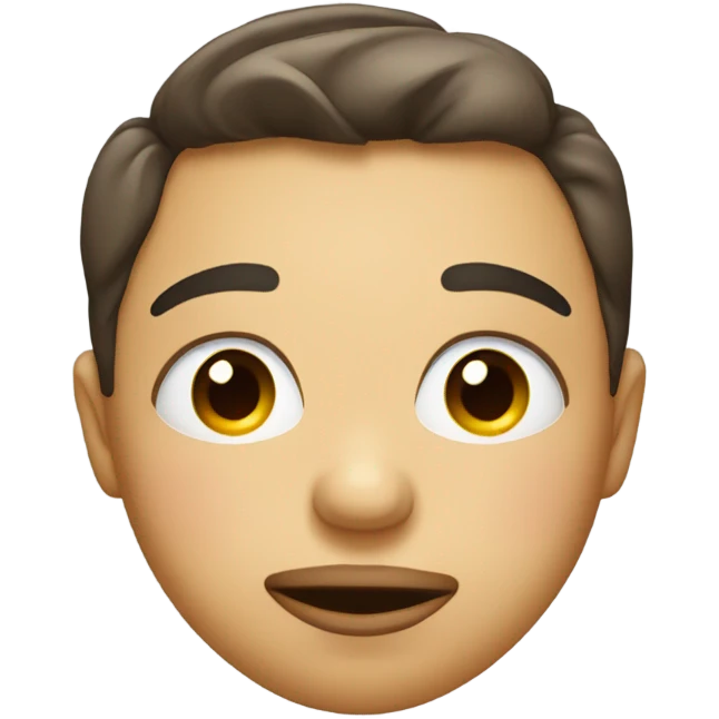 kissing face emoji