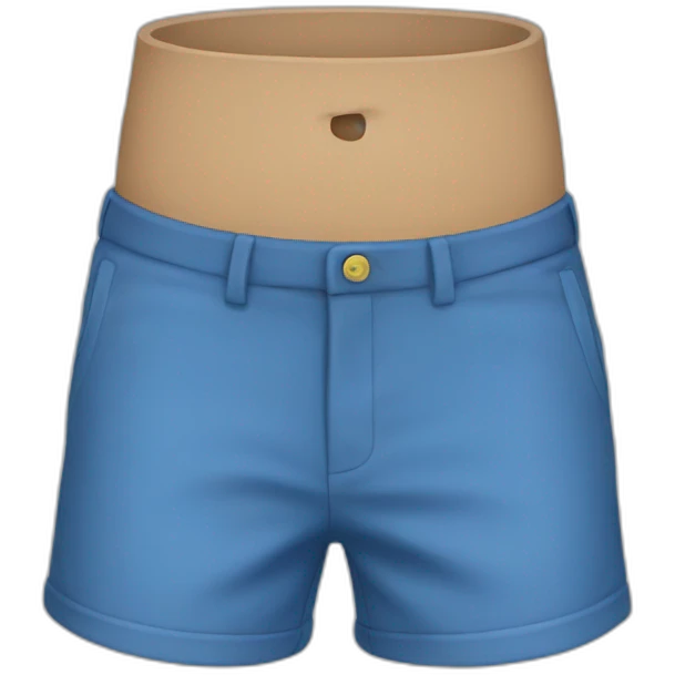Blue shorts emoji