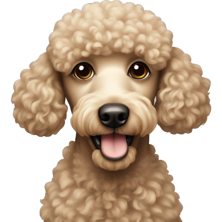 Poodle emoji