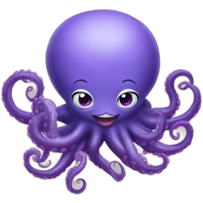 Ursula the little mermaid full body octopus emoji