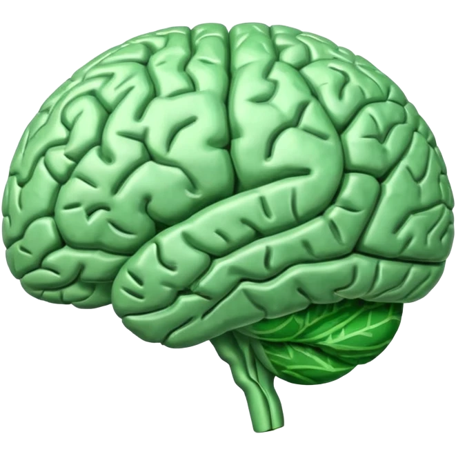 brain made from money emoji