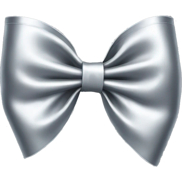 Silver bow emoji