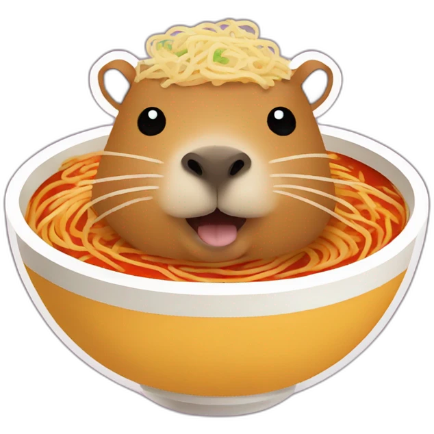 capybara ramen emoji