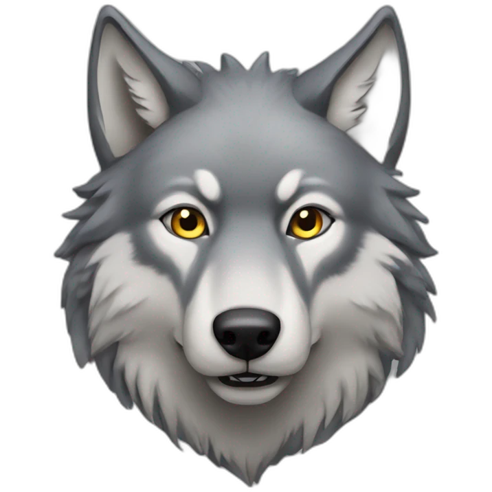 Wolf with hornes emoji