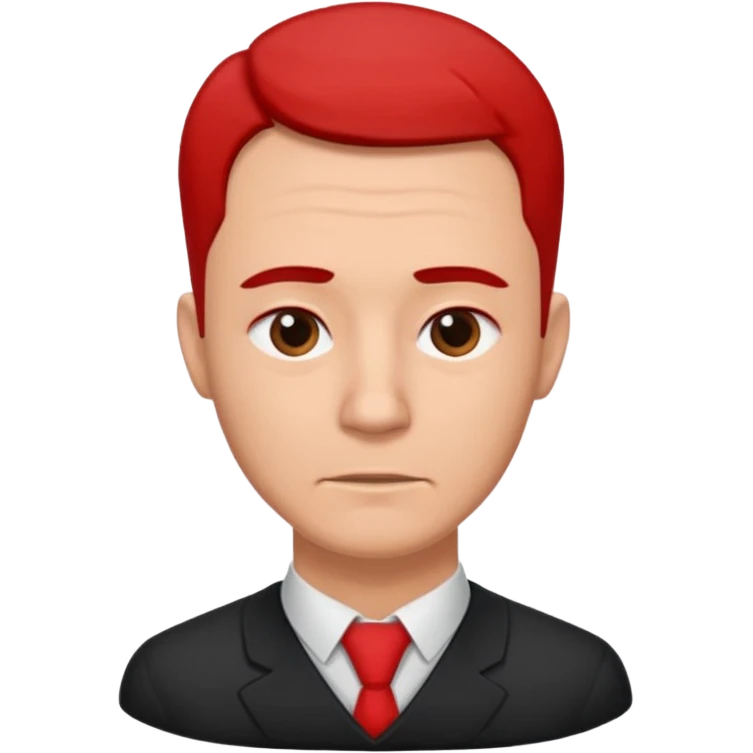 a man teacher, head is slanted, with an aching logo beside the neck emoji