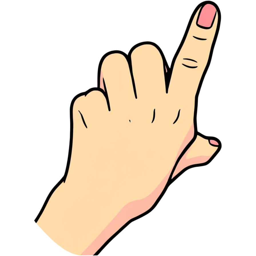 little finger emoji