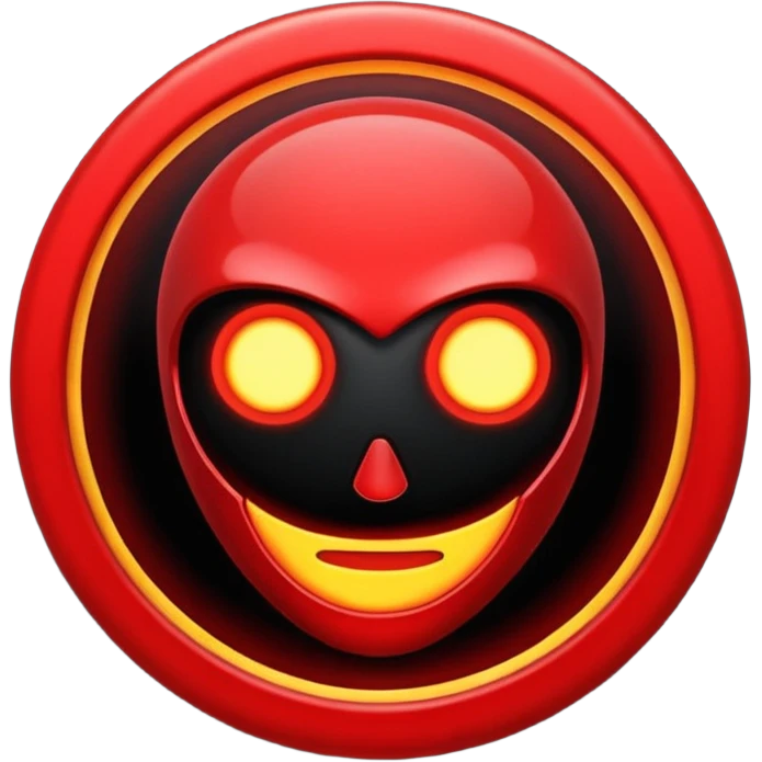 Symbol of void in red emoji
